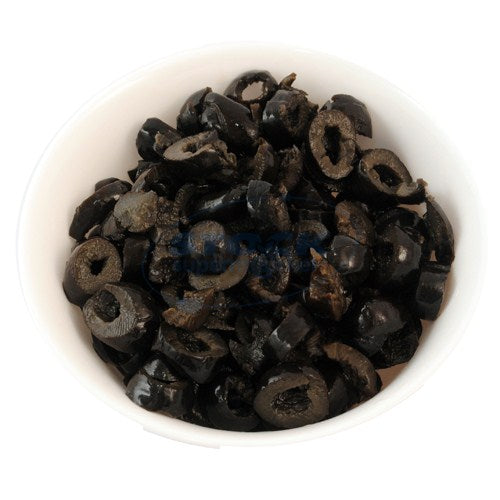 ACEITUNAS NEGRAS EN RODAJA CON HEJSHER - 1.600 GRS