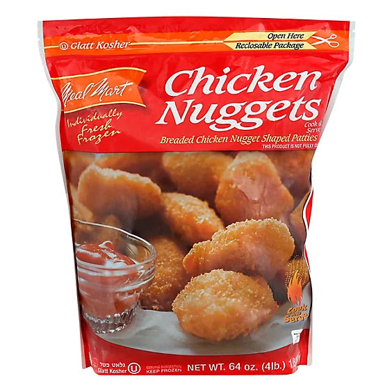 NUGGETS 100% PECHUGA DE POLLO MEAL MART 1.816 KG