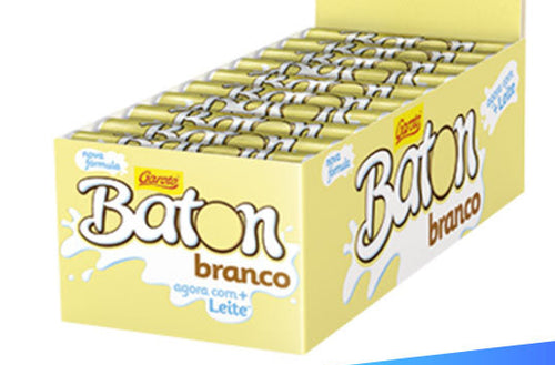 BATON CHOCOLATE BLANCO 30 unidades de 16g LÁCTEO