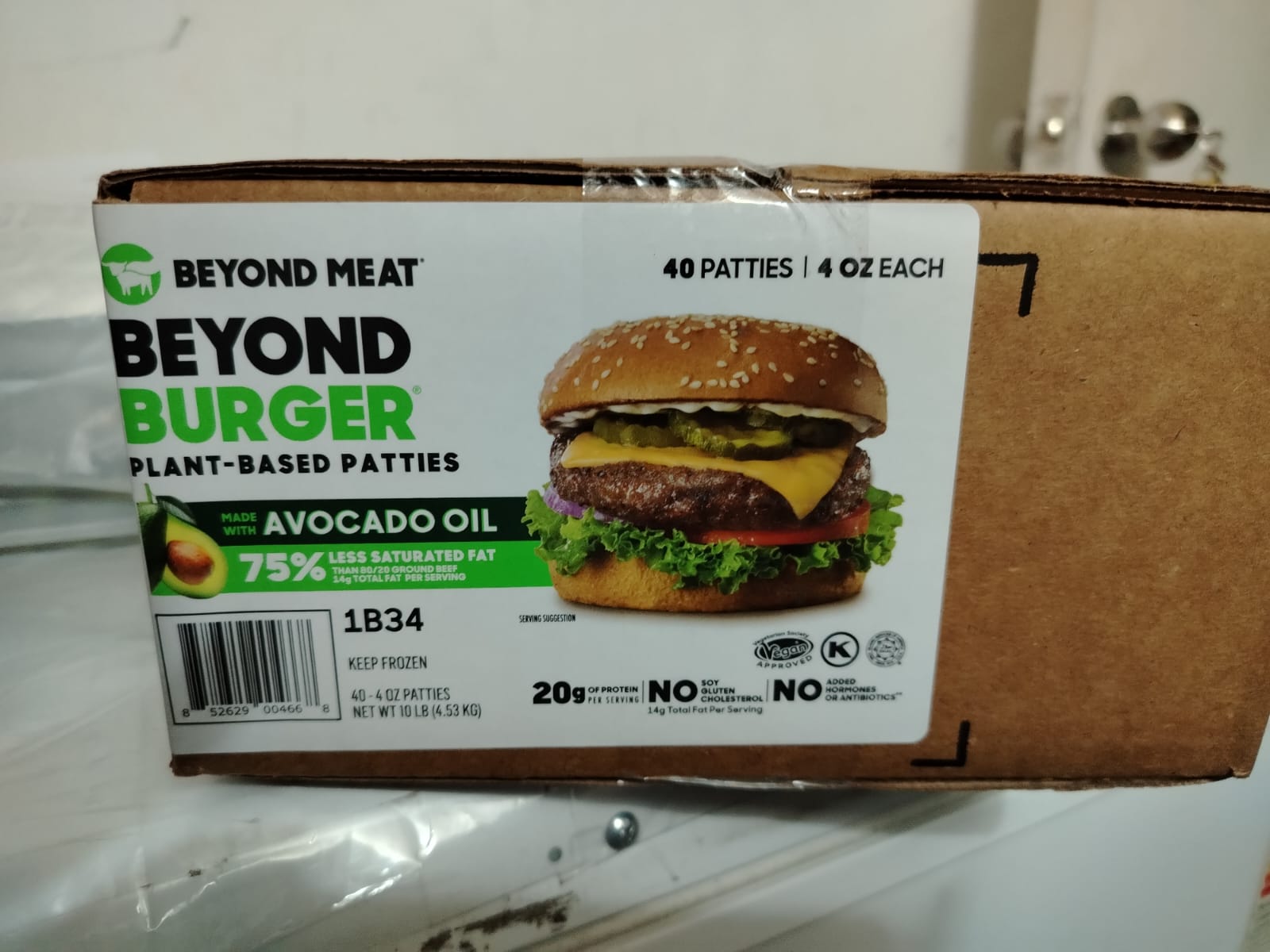 HAMBURGUESAS VEGANAS BEYON BURGER CON HEJSHER 113 GRS