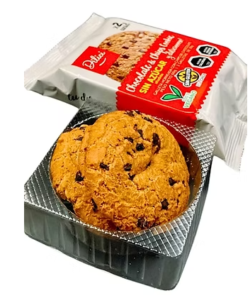 Galletones de chocolate y chips de chocolate Dilici, Parve, 2 unidades